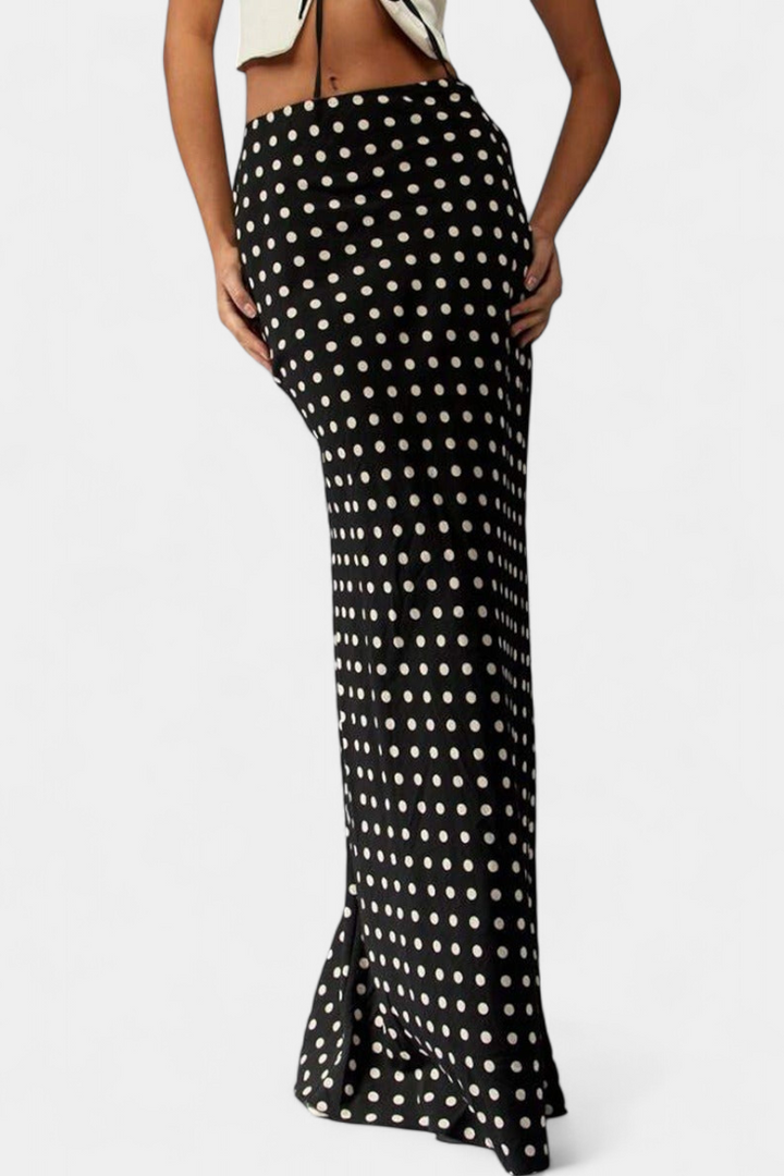 Olivia - Fitted Polka Dot Skirt