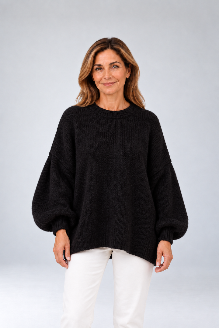 Jennifer - Oversized Balloon Sleeve Cardigan