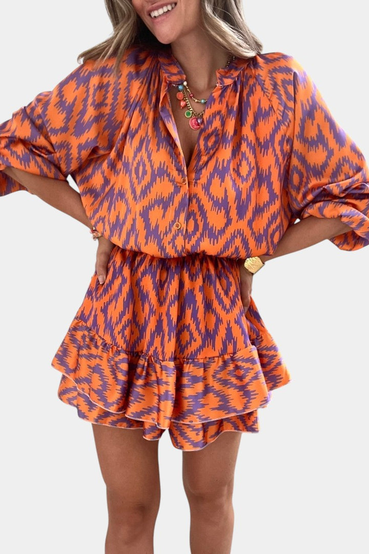 Rocio - Ruffle Mini Jumpsuit