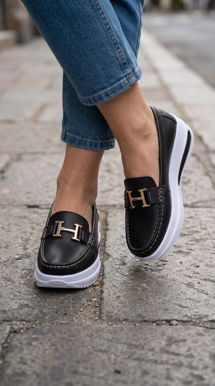 Corinne - Platform Horsebit Loafers