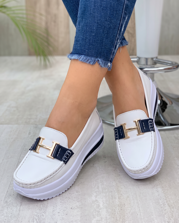 Corinne - Platform Horsebit Loafers