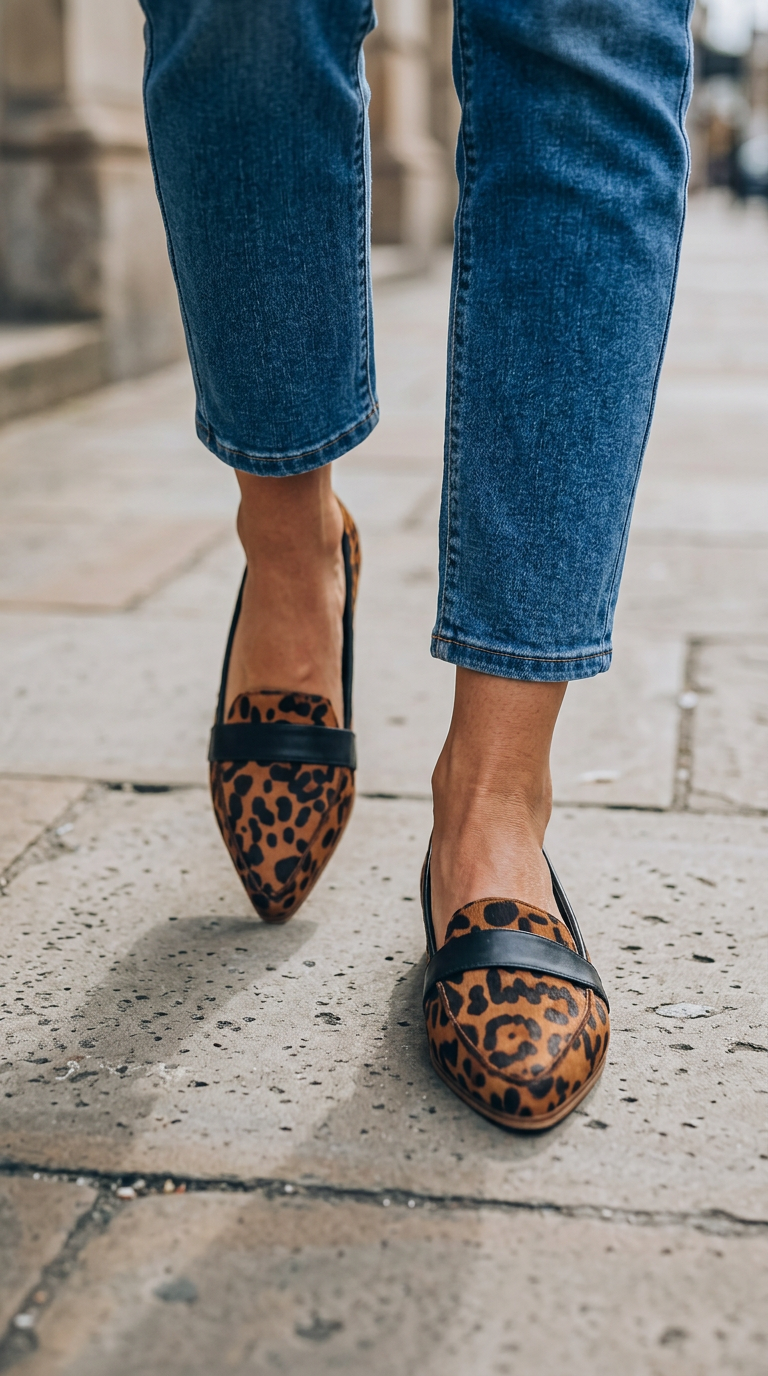 Fallon - Pointed Toe Ankle Strap Loafers