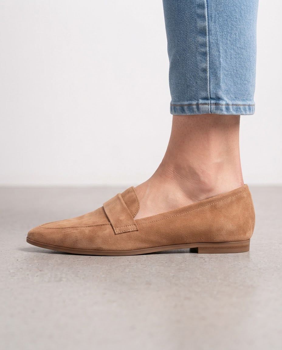Fallon - Pointed Toe Ankle Strap Loafers