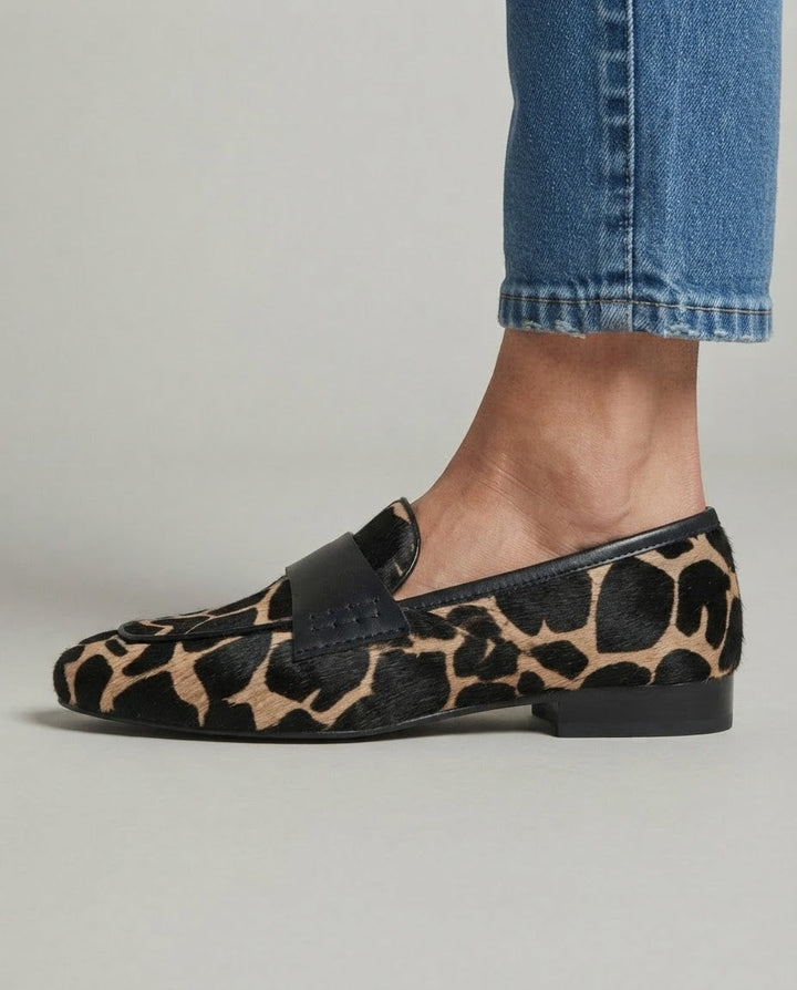 Zaylee - Giraffe Print Loafers