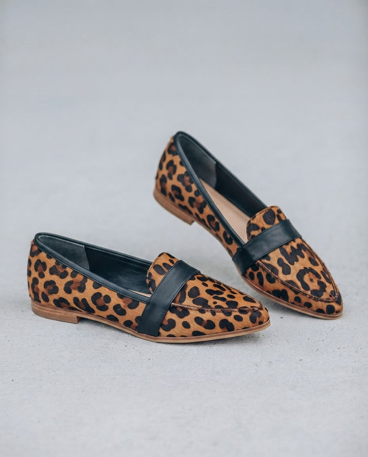 Fallon - Pointed Toe Ankle Strap Loafers