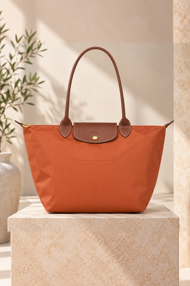 Hedy - Brick Foldable Tote Bag