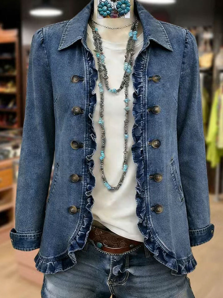 Winslow - Mid Blue Stitched Jacket