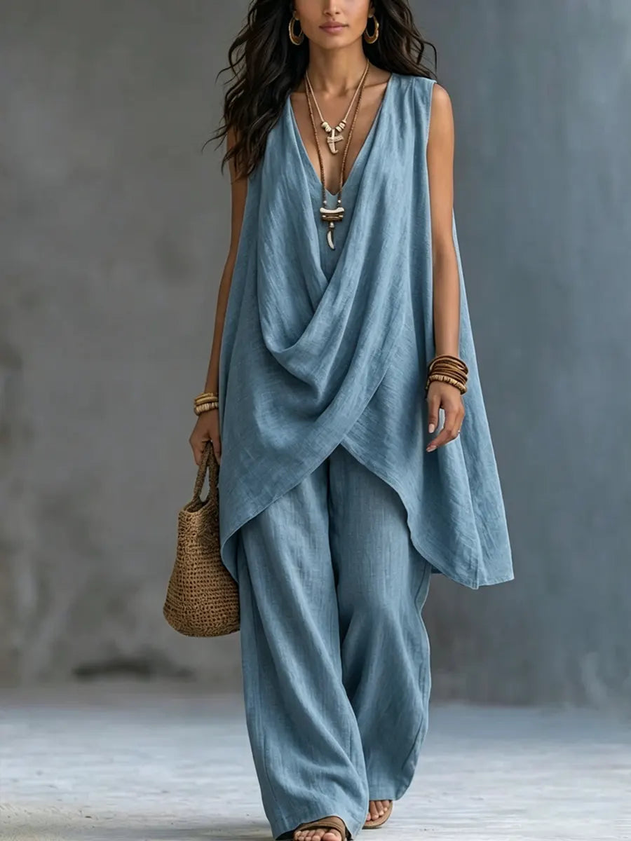 Georgette - Soft Wide-Leg Jumpsuit