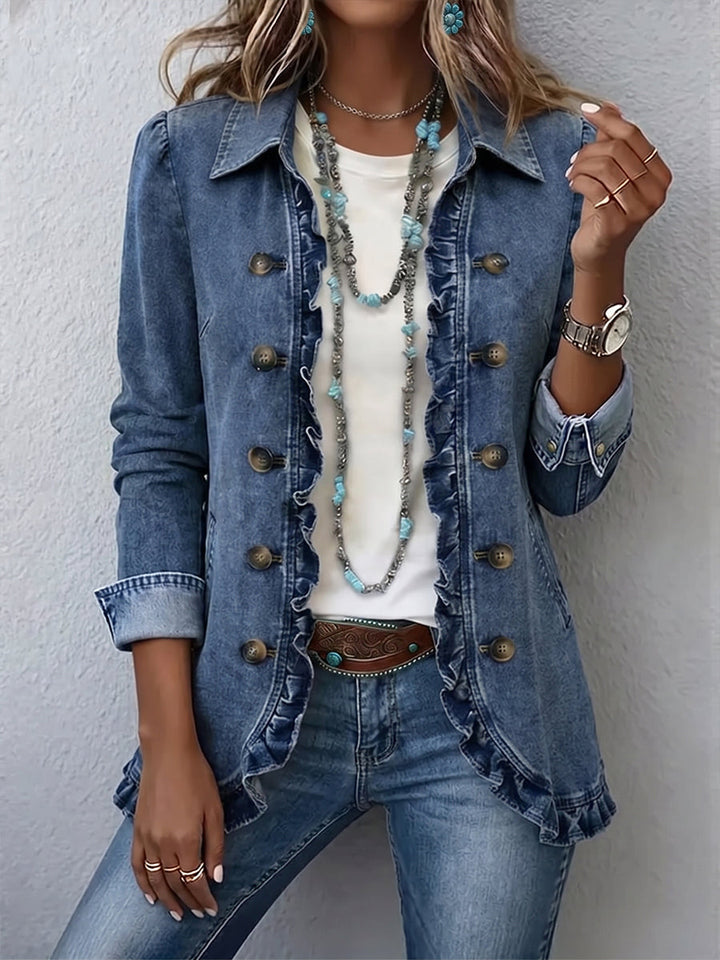 Winslow - Mid Blue Stitched Jacket