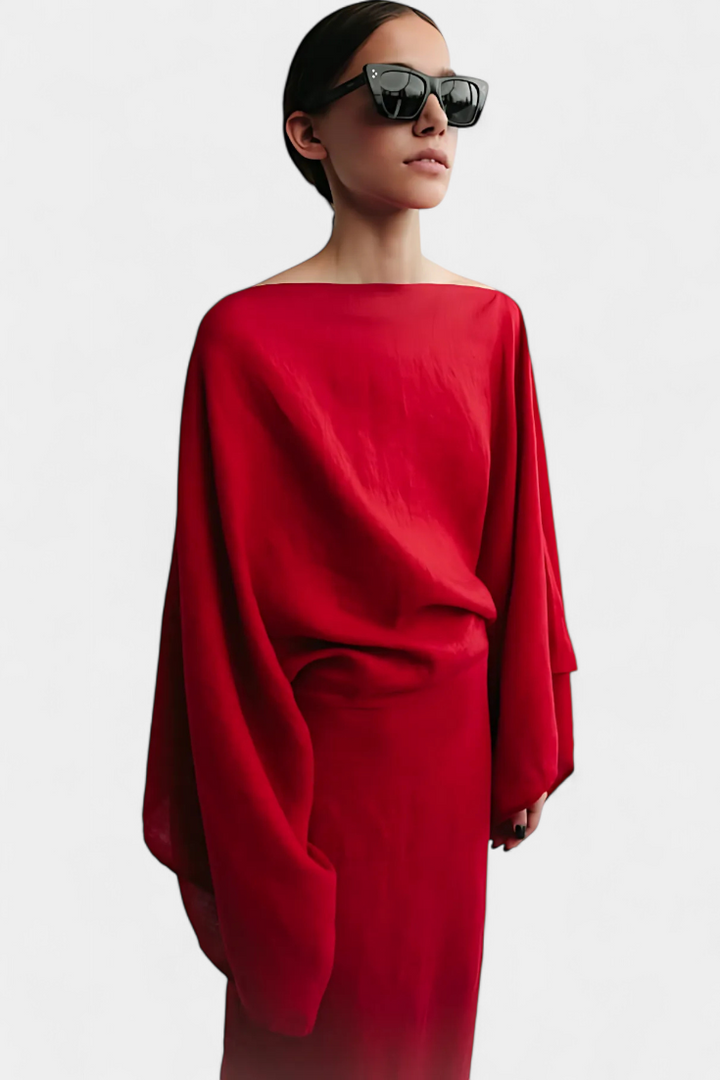 Marta - Linen Cotton Kimono Dress