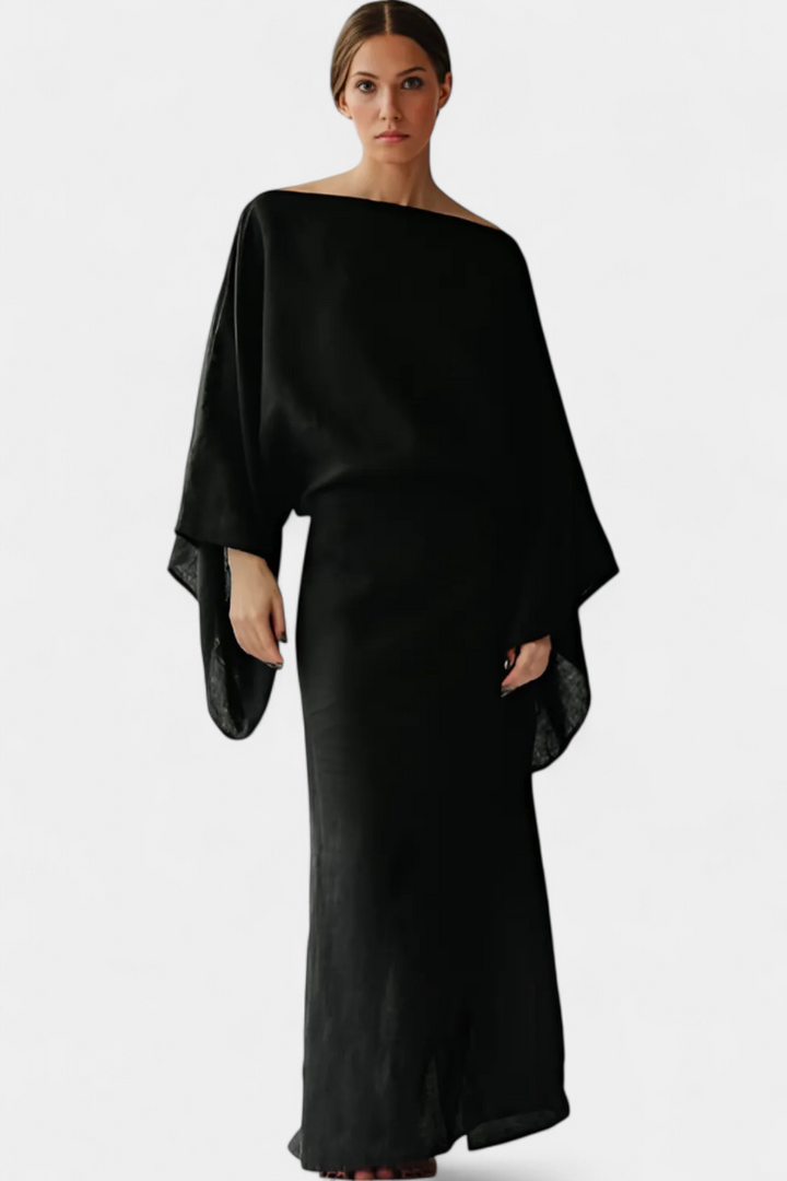 Marta - Linen Cotton Kimono Dress