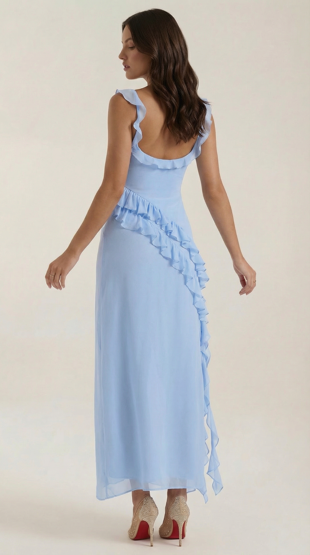 Laura - Ruffle Maxi Dress