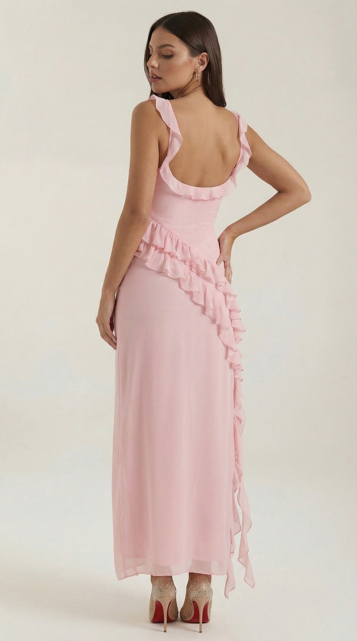 Laura - Ruffle Maxi Dress