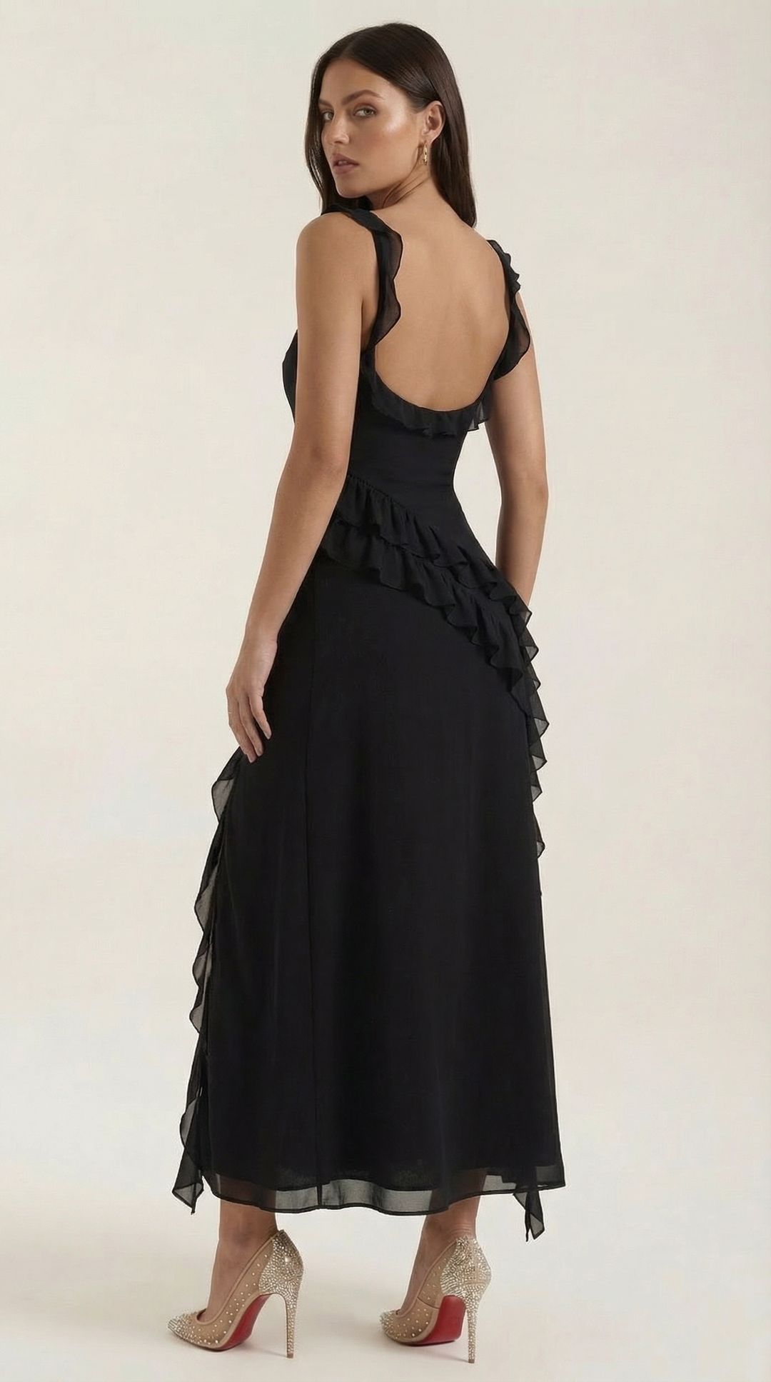 Laura - Ruffle Maxi Dress