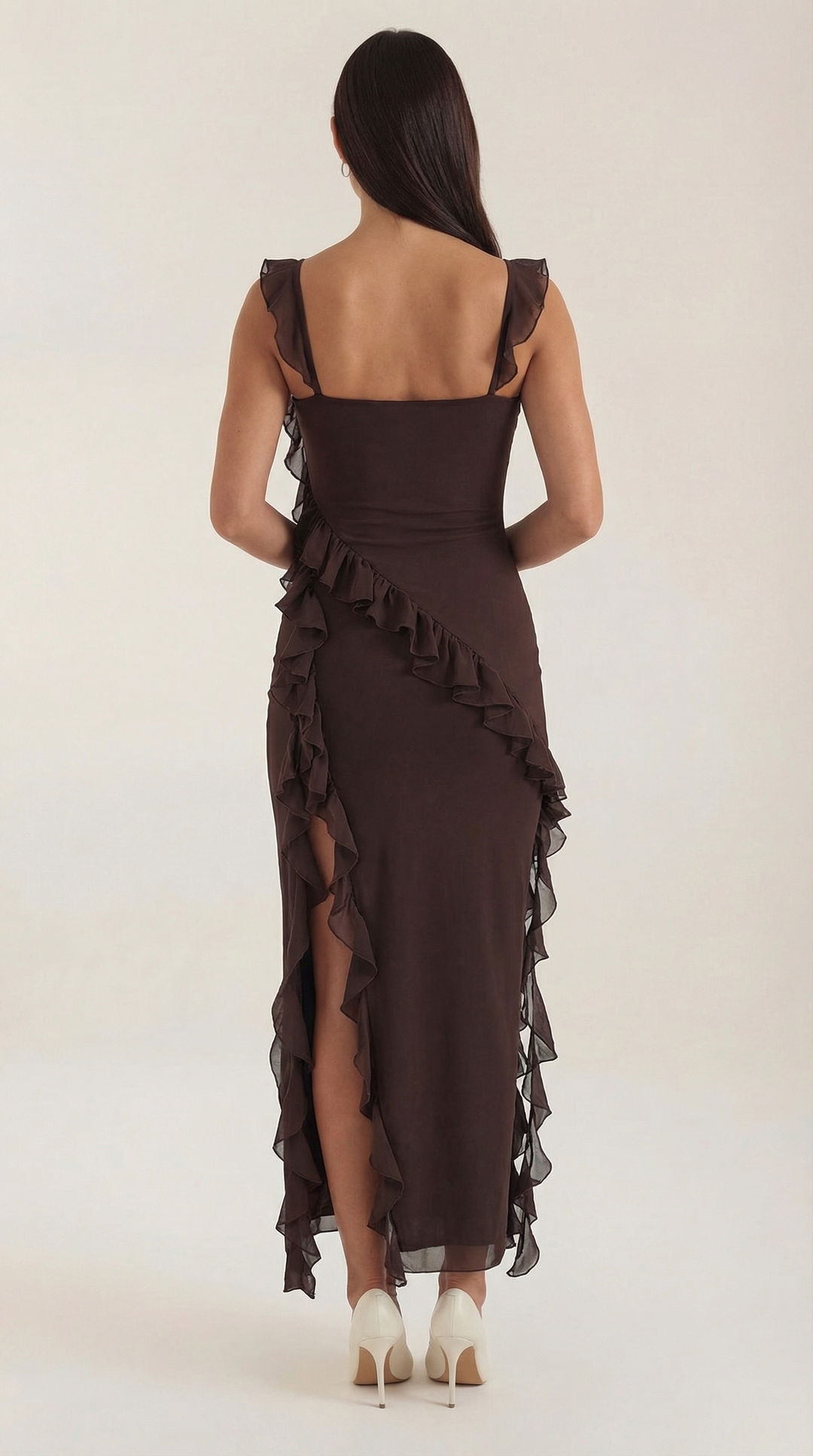 Laura - Ruffle Maxi Dress