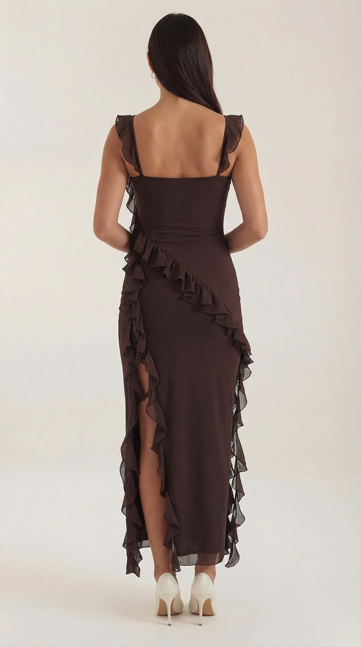 Laura - Ruffle Maxi Dress