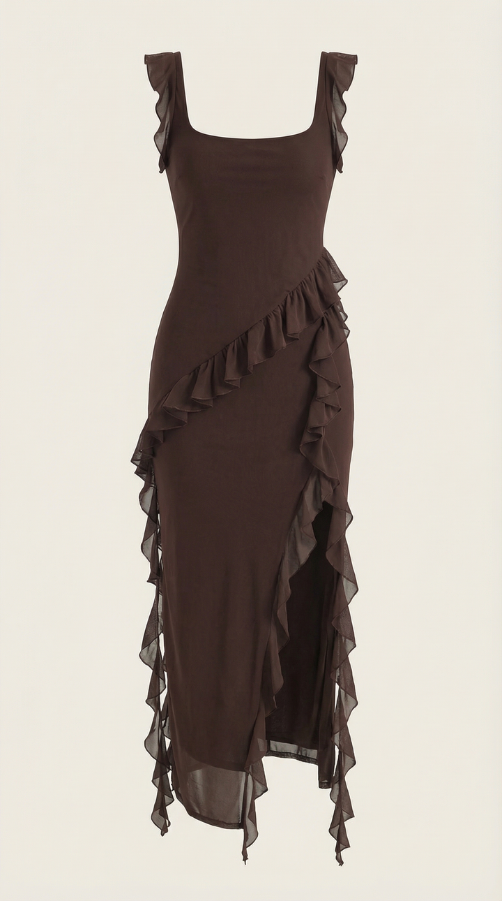 Laura - Ruffle Maxi Dress