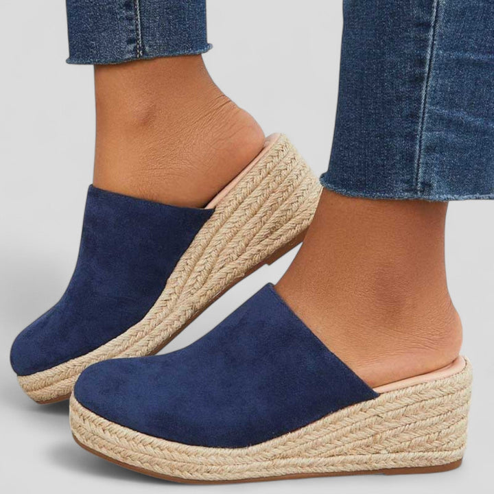 Sidonie - Jute Wedge Sandals
