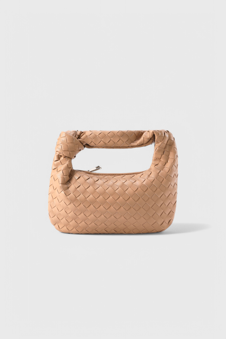 Charis - Woven Satchel Bag