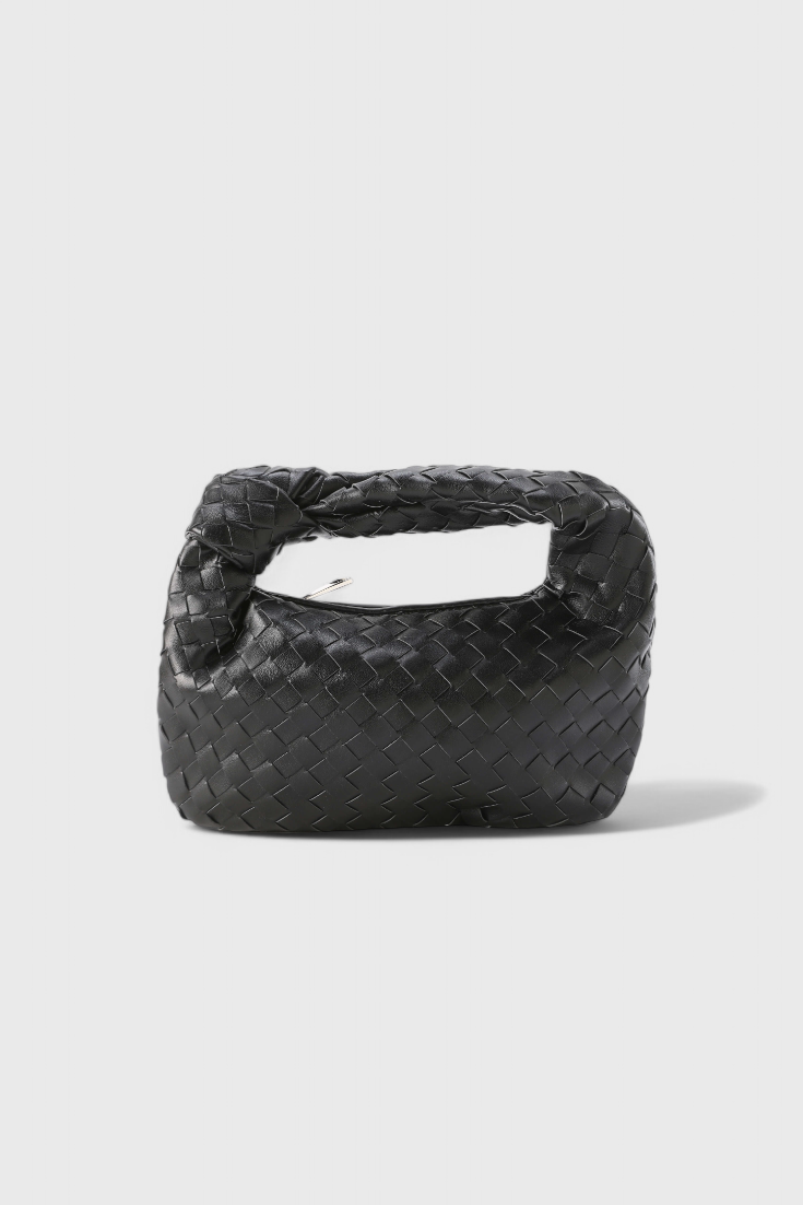 Charis - Woven Satchel Bag