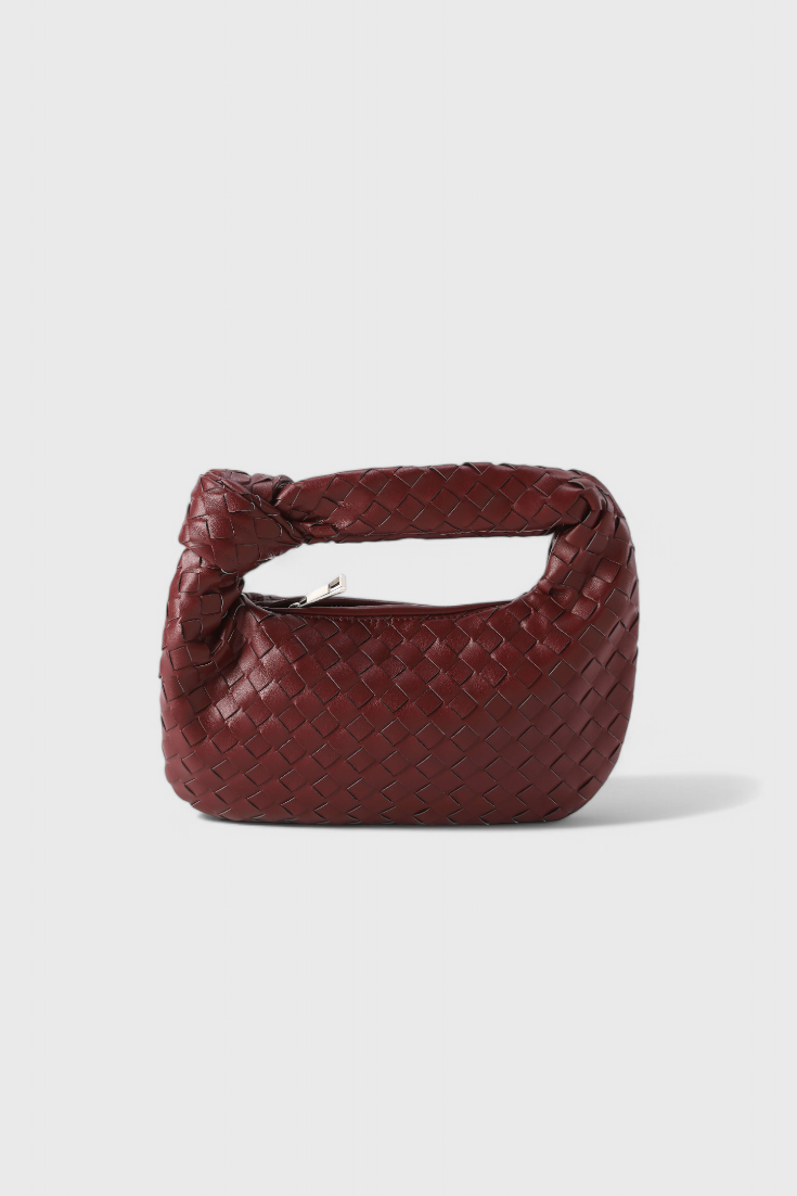 Charis - Woven Satchel Bag