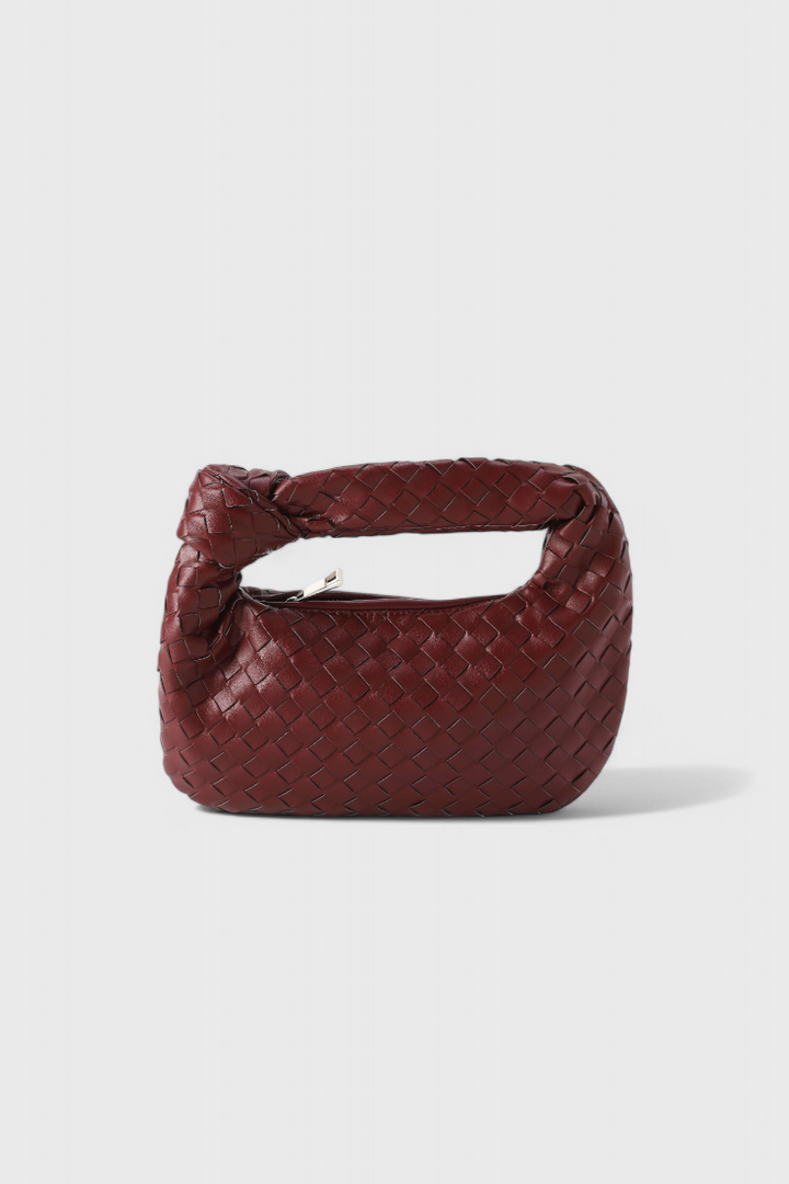 Charis - Woven Satchel Bag