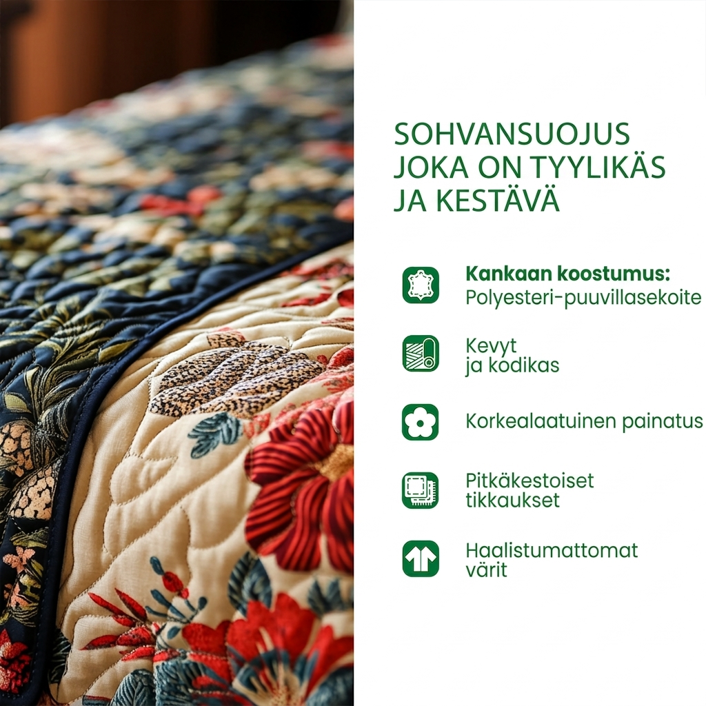 Mountain Echo Quilted Sofa Cover