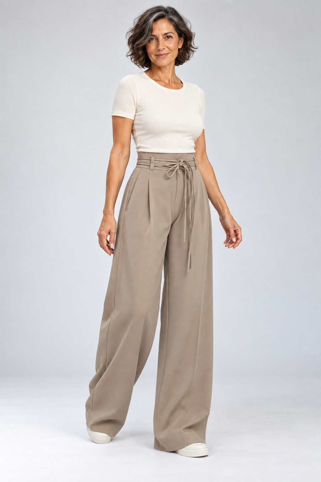 Eliora - Wide-Leg Drawstring Pants