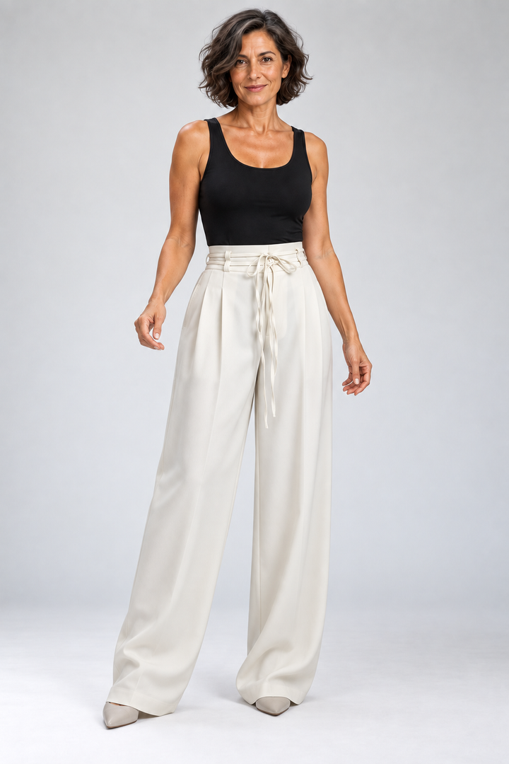 Eliora - Wide-Leg Drawstring Pants