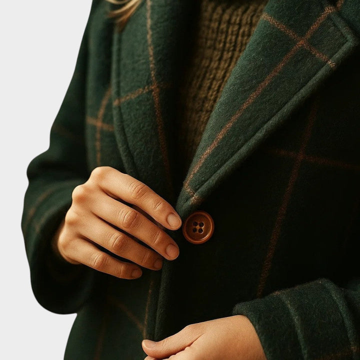 Bobbie - Classic Plaid Winter Coat