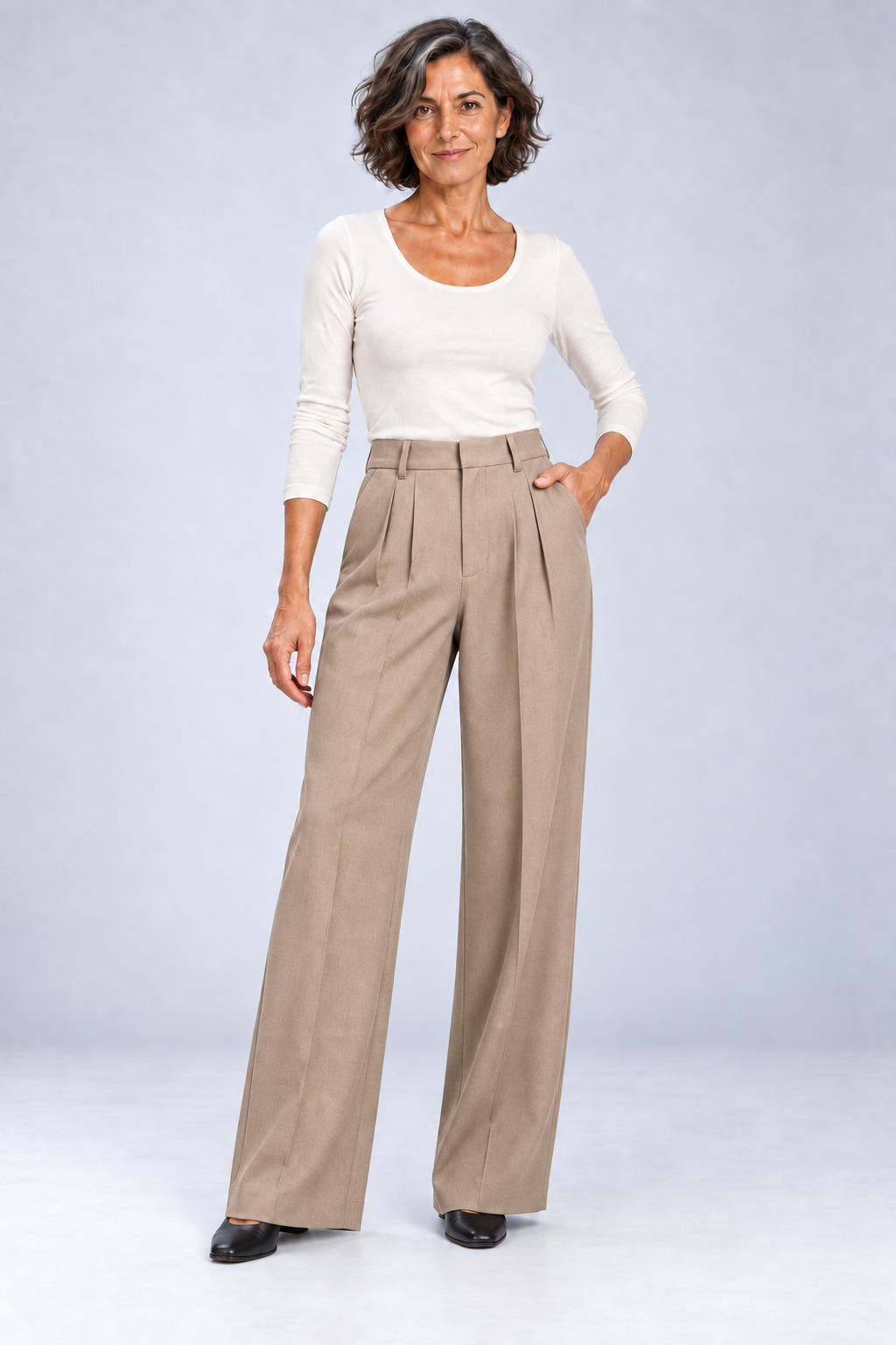 Fortuna - Tailored Wide-Leg Pants
