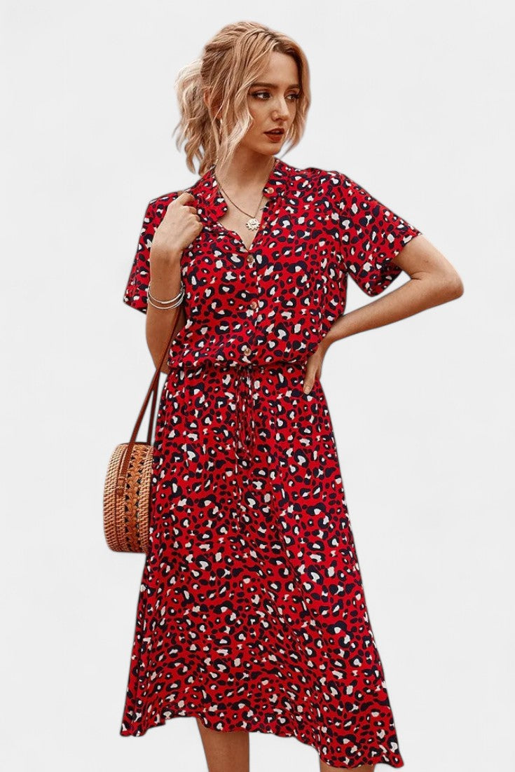 Armina - Polka Dot Midi Dress